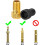 Efficient Brass Presta Valve Adapter, Convert Presta To Schrader, Solid Brass Construction Ensures Durability, Perfect For Standard Pump Or Air Compre 3