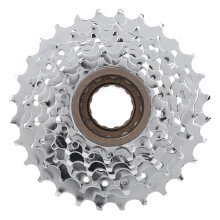 Verbeterd klimvermogen, vrijloop, 7 versnellingen, variabele snelheidsregeling, groeftechnologie, roestvrij oppervlak voor offroad fietsen.