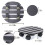 2Pcs Plant Stand Wooden Plant Roller with Lockable Caster Wheels 3