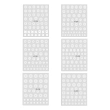 Stylish 3D Snowflake Winter Nail Decor Self Adhesive-6 styles