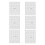 Stylish 3D Snowflake Winter Nail Decor Self Adhesive-6 styles 1