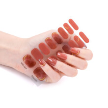 16 Pieces/sheets Nail Polish Strips for Women-BSG237