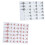 Get Creative with Small Bow Nail Stickers DIY-1 black 1 red 1