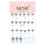 Get Creative with Small Bow Nail Stickers DIY-1 black 1 red 5