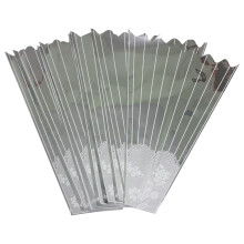 Transparent flower bouquet wraps made of plastic, flower packaging, cellophane bags, transparent, 100 pieces
