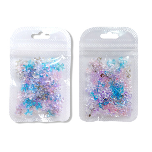 3D Decor Nagelsieraden Elegant Hars Bloemontwerp DIY- vlinderdas 2
