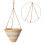 Garden Hanging Planter Plant Storage-Pointed bottom gray 1