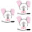 3 Sets Decoratieve Olifantsoor Hoofdband Stropdas Rokje 8