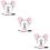 3 Sets Decoratieve Olifantsoor Hoofdband Stropdas Rokje 11