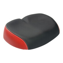 Șa de bicicletă fără nas, universală și ușor de instalat, căptușeală groasă din burete cu design ergonomic și arcuri de absorbție a
