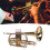 Bb-Trompetenset, Gold-Trompete, 11