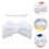 1 Set Newborn Angel Wings With Leaf Headband 4