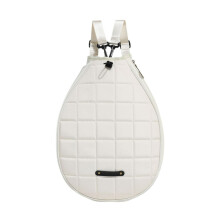 Tennis Racket Sling Bag Quilted Waterproof Racket Cover Shoulder Bag Racket White Badminton Racket