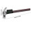 Mini Claw Hammer Round Head Plastic Handle-Square head right an 4