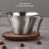 4Pcs Stainless Steels Espresso Coffee Extraction-Frosted white 7