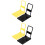4 Pcs Mini Platform Truck Model Decorative Small Scale 7