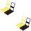 4 Pcs Mini Platform Truck Model Decorative Small Scale 8