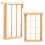 12 Unidades Mini De Ventana Para Casa De Muñecas 1/12 5