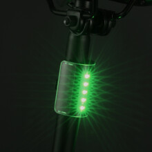 Lumină spate pentru bicicletă cu vizibilitate ridicată, reîncărcabilă, cu LED-uri, cu control tactil, unghi larg de fascicul, design compact,
