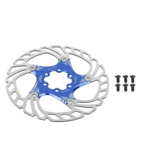 Disque de frein flottant pour vélo, robustesse de qualité militaire, usiné CNC en acier inoxydable et aluminium aéronautique pour une résistance