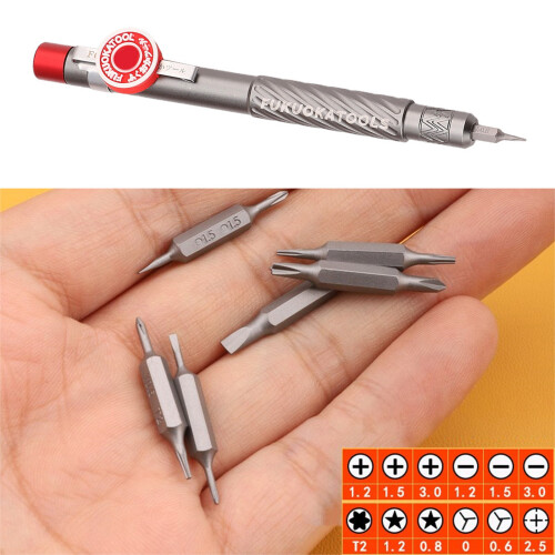 Portable 13 in 1 Double Head Bits Screwdriver Pen Repair Tool 2