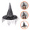 2Pcs Halloween Witch Hat Costume Prop Party Decor 9