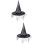 2Pcs Halloween Witch Hat Costume Prop Party Decor 7