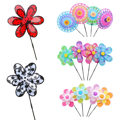 Colorful Wind Spinners Eye Catching Pinwheels for-cloud lotus 2