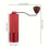 (red rhinestone pattern grinder five stars) 1pc High Quality Handheld Coffee Grinder, with Internal Digital Adjustable Setting 1