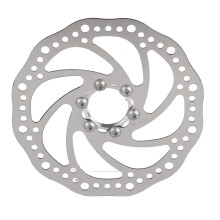 Disque de frein pour vélo en acier inoxydable, pour systèmes de freins à disque. Dissipation de la chaleur et grande résistance. Remplacement