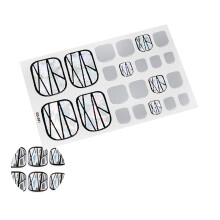 Teen Nagellak Strip Glitter Teennagel Nagellak Stickers-GD031
