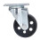 Cark Wheel Caster, Cast Iron, 90Mm Wheel, Plate Rollers, Fixed Structure 5