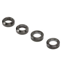 Duurzame platte ring van titanium van luchtvaartkwaliteit, lichtgewicht, roest- en oxidatiebestendig, fijn gepolijste afwerking, geschikt voor het