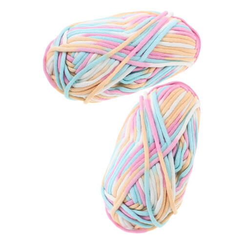 4 Pcs Core-Spun Cotton Knitting Thread For Sweaters And Scarves 1