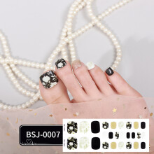Polish Toenail Sticker Self-Adhesive Toenail Full Wraps-BSJ07