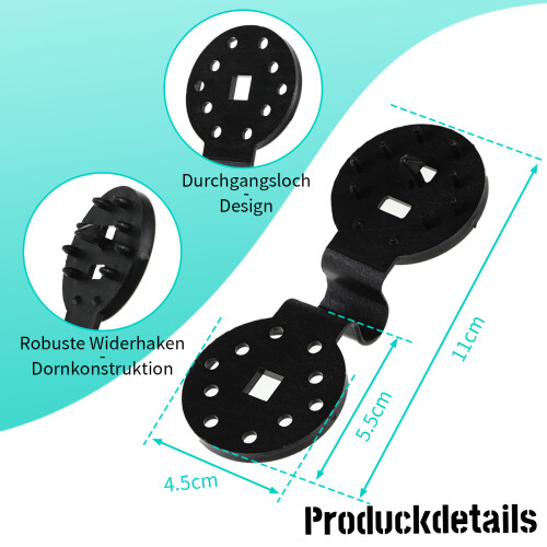 50pieces Special Clip With Eyelet For Easy And Secure Attachment 1