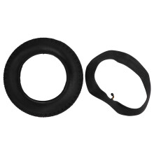 Pneumatico e camera d'aria per monopattino elettrico, set di ricambio 12 1/2x2 1/4 con battistrada a blocchi, struttura in gomma resistente, camera