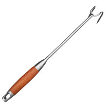 Grill Hooks for Easy Preparation of Meat, Chicken Wings, and Hot Dogs