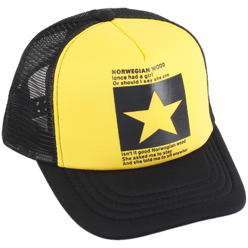 Ausgehöhlte Baseballmütze aus Baumwolle, Unisex, 1