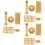 3 Sets Miniature Copper Abacus Tiny Jade Ware 8