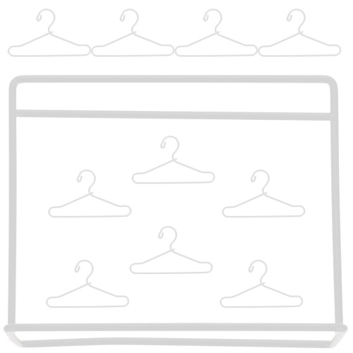 5 Sets Mini Kleiderbügel Für Puppenkleidung Gestell