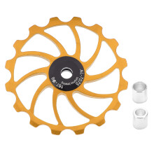 Galet de dérailleur en aluminium 7075 usiné CNC, surdimensionné, en céramique, pour une efficacité de pédalage améliorée, compatible avec les
