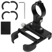 Modische Partner-Fahrrad-Handyhalterung, werkzeuglose Montage, doppelter Vibrationsdämpfer, Motorrad-Handyhalterung für 4,5-5,2-Zoll-Smartphones