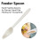 Pointed Bird Feeder Spoons Parrots Feeding Scoops--5 3