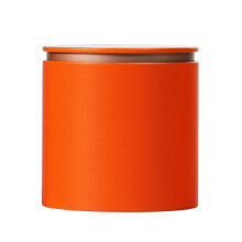 Metal Container for Herbs Storage Loose Tea Coffee-small orange