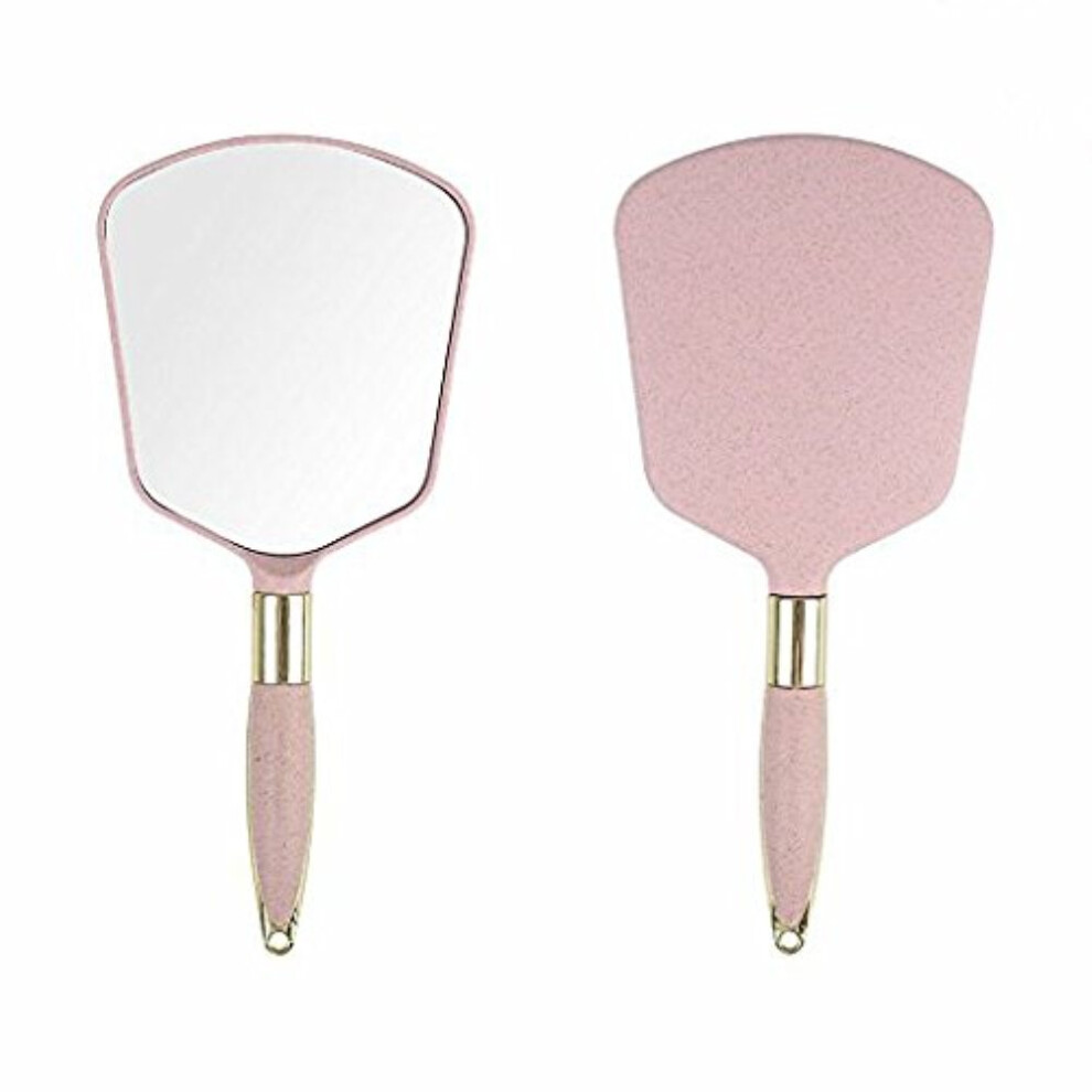 Exquisite Styling Of Handheld Mirror, Comfortable Handle For Cosmetics, Clear Reflection For Makeup, Travel And Salon Use (Square)