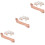 3 Sets Decorative Hair Birthday Party Shoulder Strap 5