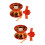 2Sets Robuste Rote Yo-Yos Aus Metall & ABS, Fingerspitzen-Training 9