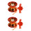2Sets Robuste Rote Yo-Yos Aus Metall & ABS, Fingerspitzen-Training 7