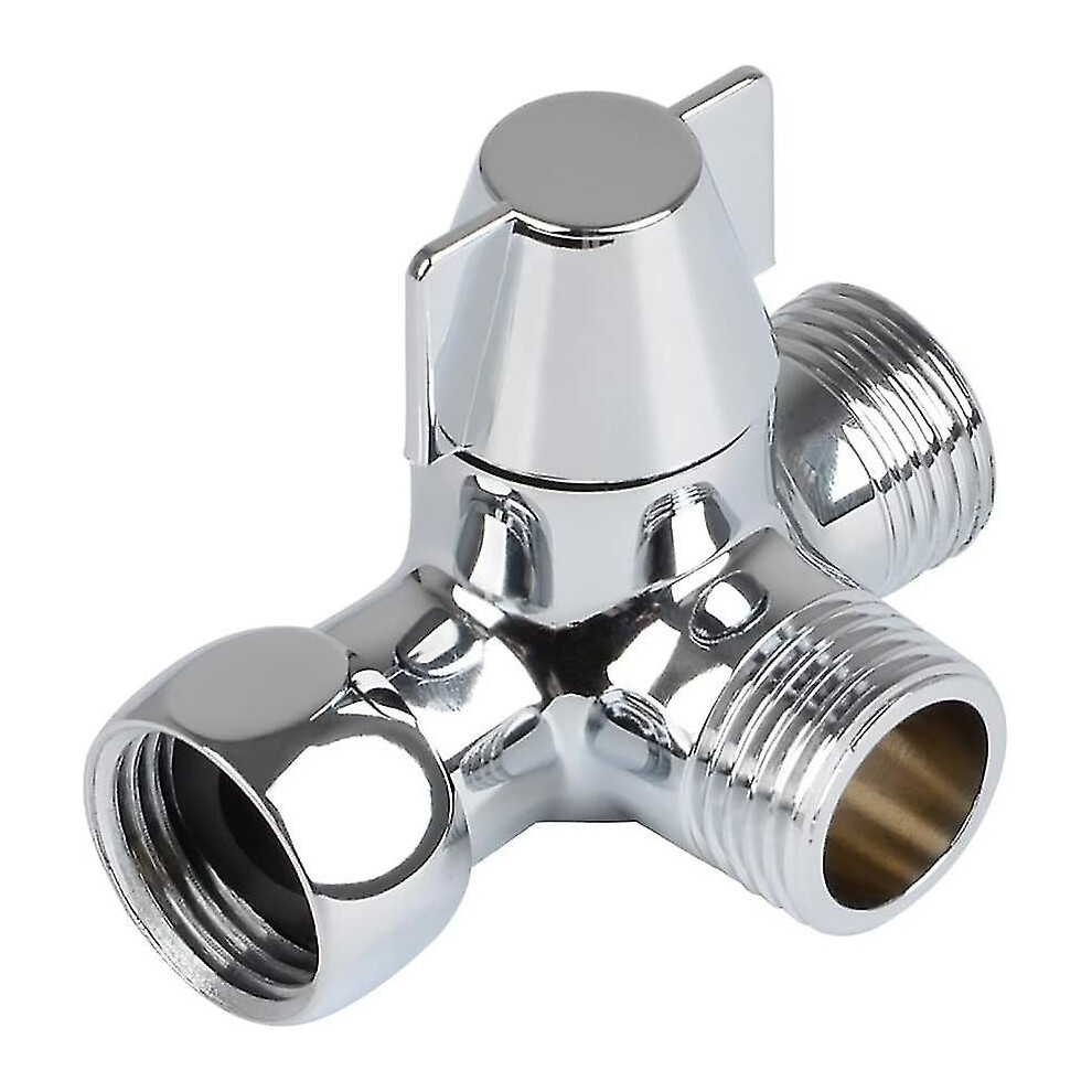3-Way Shower Diverter, G1/2" T-Adapter Valve 6935161384895